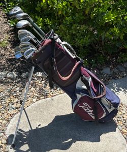 Titleist 990-B DCI golf set (975J Driver+3w+5w+3i-pw+vokey 60°+stand bag)