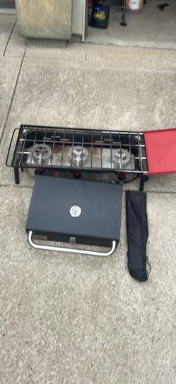 Camp chef BIG GAS GRILL x3  with   Burner cover  BB90L-3