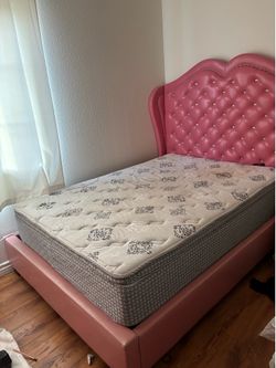Pink princess bed