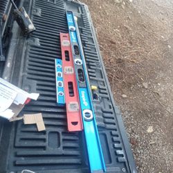4 Foot Empire Level,2 Foot Level,And Torpedo Level