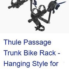 Thule Trunk Bike Rack - Make an offer - OBO