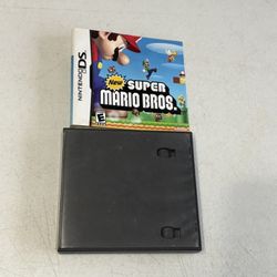 Nintendo DS Super Mario Bros Cover and case only. NO Game