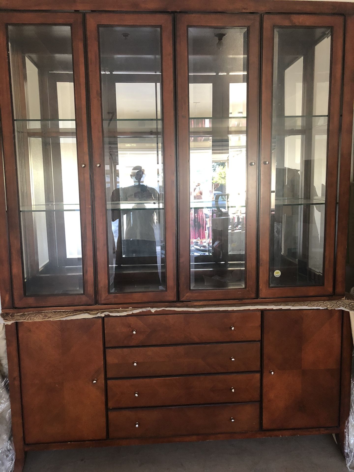 Lighted China cabinet