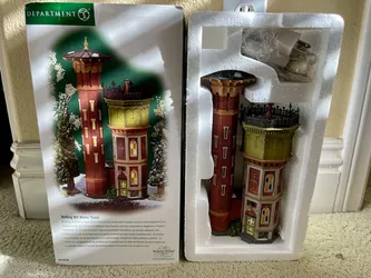 RETIRED Dept 56 Dickens Village "Notting Hill Water Tower" 58708 New In Box