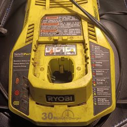 Ryobi P117 - 18v One+ Dual Chemistry 30 Minute Charger