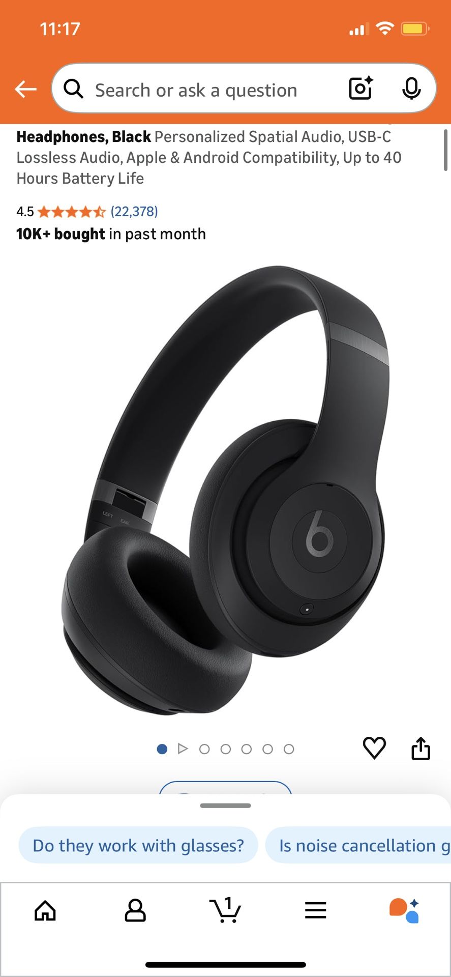 Beats Studio Pro Wireless Bluetooth Headphones