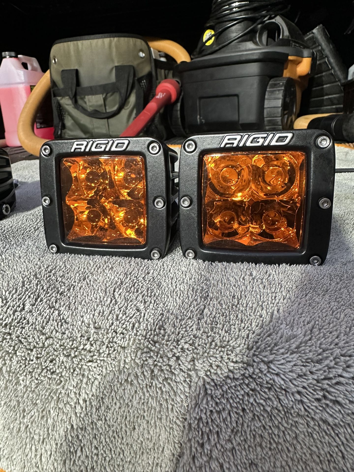 Rigid D Series Pro Spot Amber