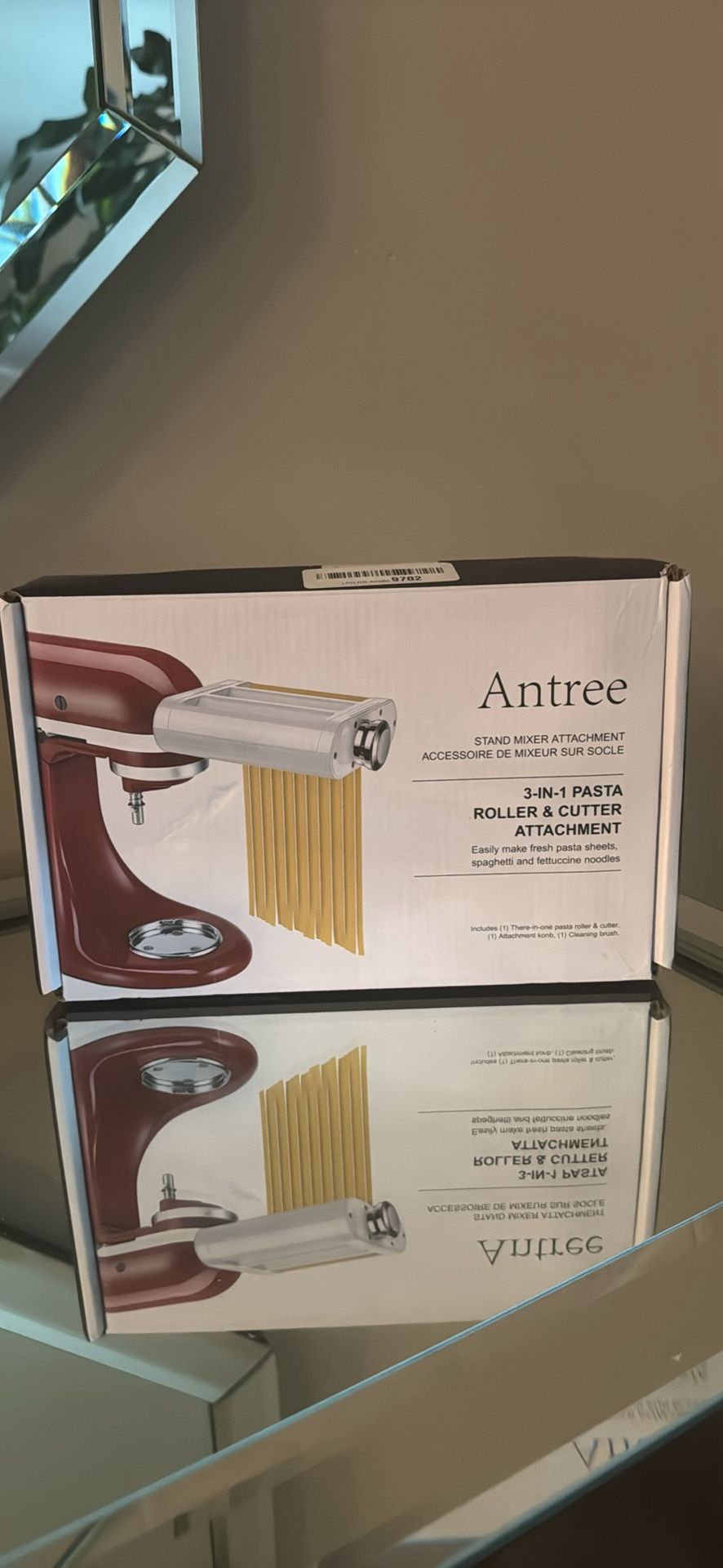 3-In-1 Pasta Roller & Cutter Attachment