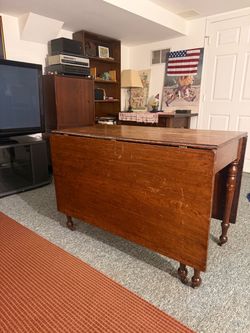 Antique dining table.