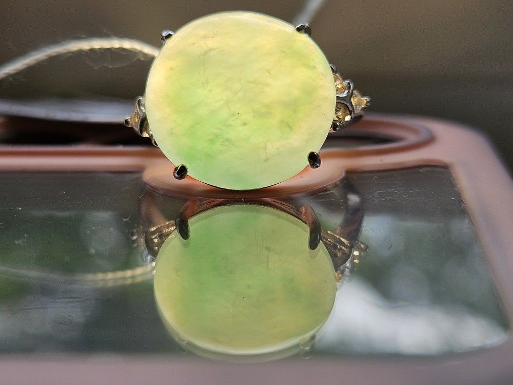 Natural Burmese Jadeite Rings