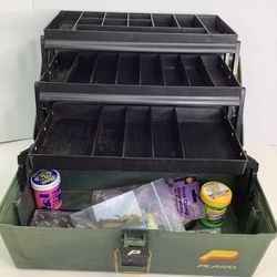 Tackle Box With Fishing Equipment 