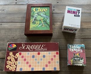 Games— Scrabble, Clue, Meme…