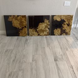 Three Picture Series Flowers