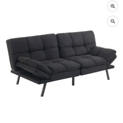Faux Suede Fabric Futon