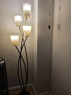 Tall Rustic Looking Lamp - Raymour and Flanigan