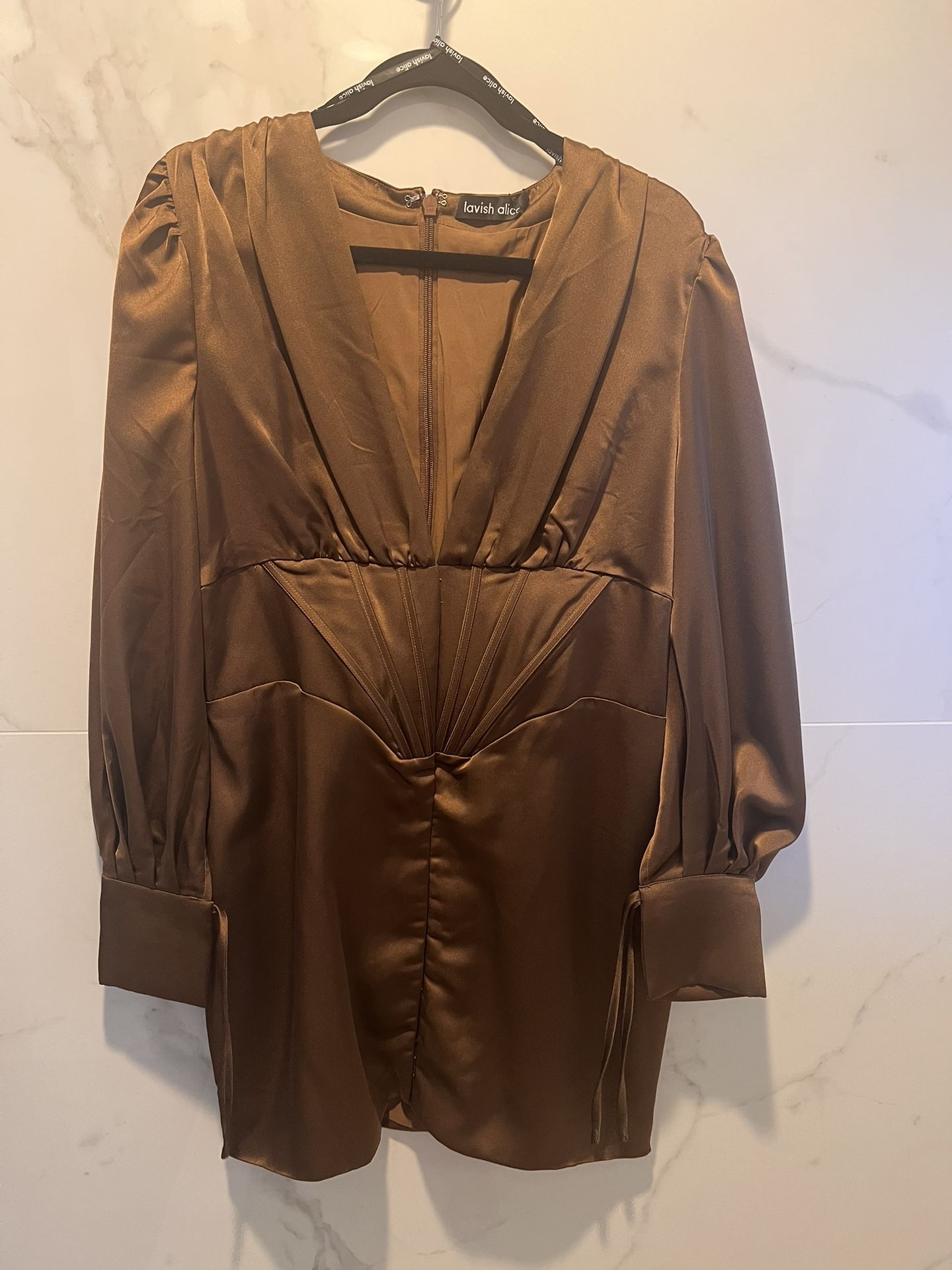 Bronze Lavish Alice Corset Dress
