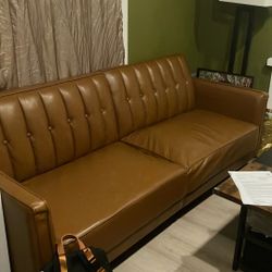 Vintage Burnt Orange Couch From Paris $300