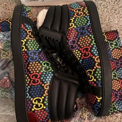 RARE GUCCI Psychedelic Ace High Mens Size 9.5