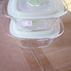 Par De Recipiente Con Tapa De 1 Taza Princess House 
