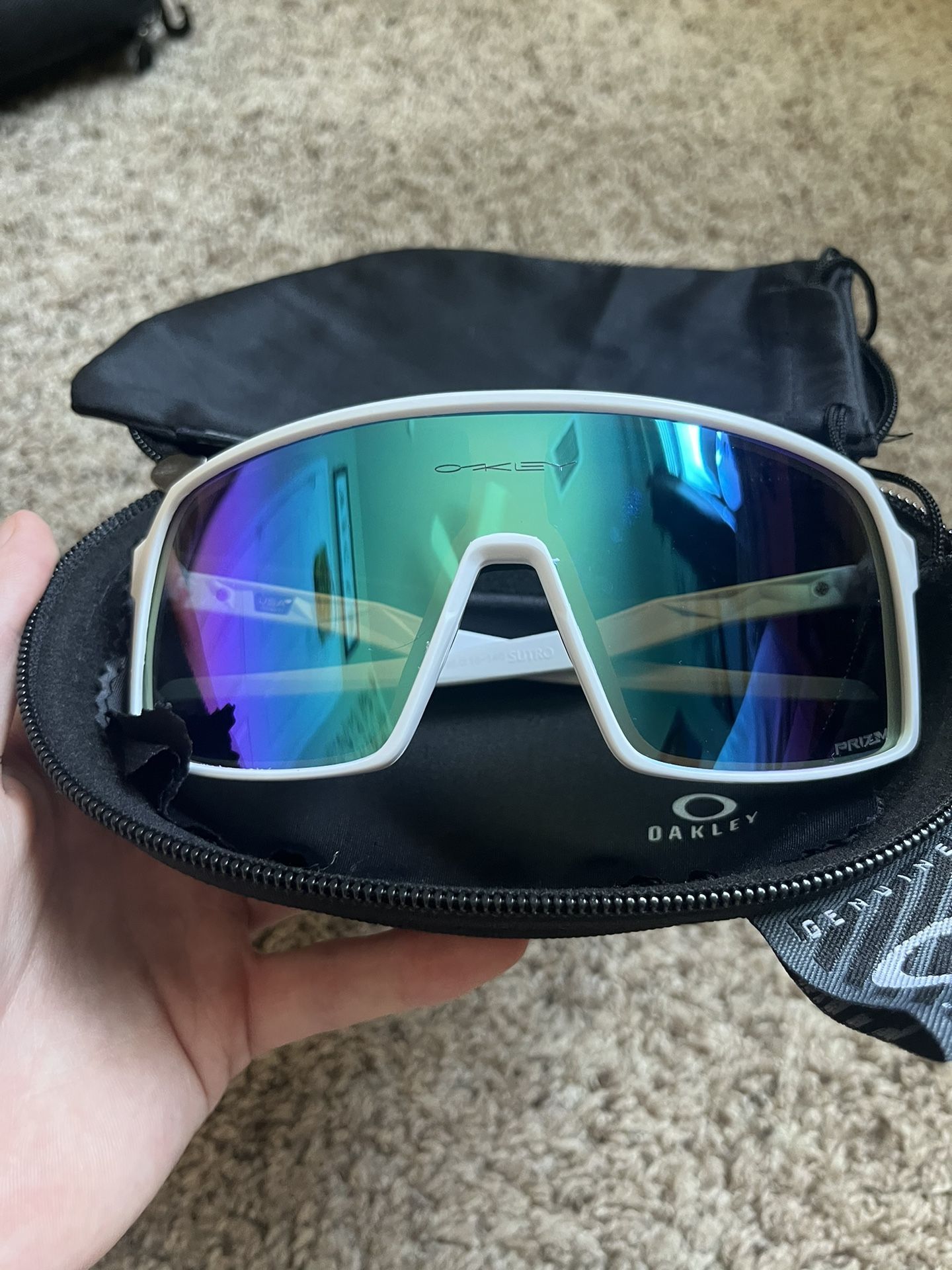 Blue Oakley Sutro Sunglasses