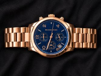 Authentic Michael Kors MK5940 Rose Gold Chronograph Watch – Unisex – 39mm