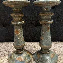 Pier One  Pillar Candle Holders