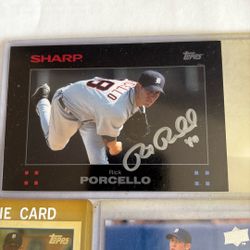 Rick Purcello 3 Rookie Cards Autograph Very Rare