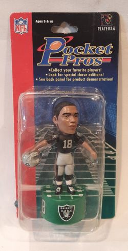 Rare Randy Moss NFL Pocket Pros Oakland Raiders Action Figure