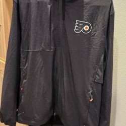 Fanatics Authentic Pro Philadelphia Flyers Windbreaker Jacket