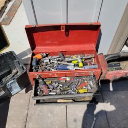 Metal Tool Box W Tools $60