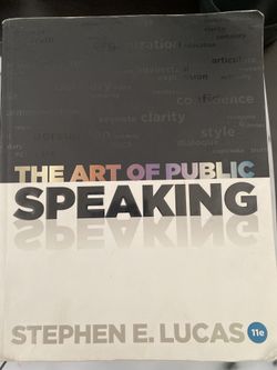 The Art of Public Speaking Stephen E Lucas