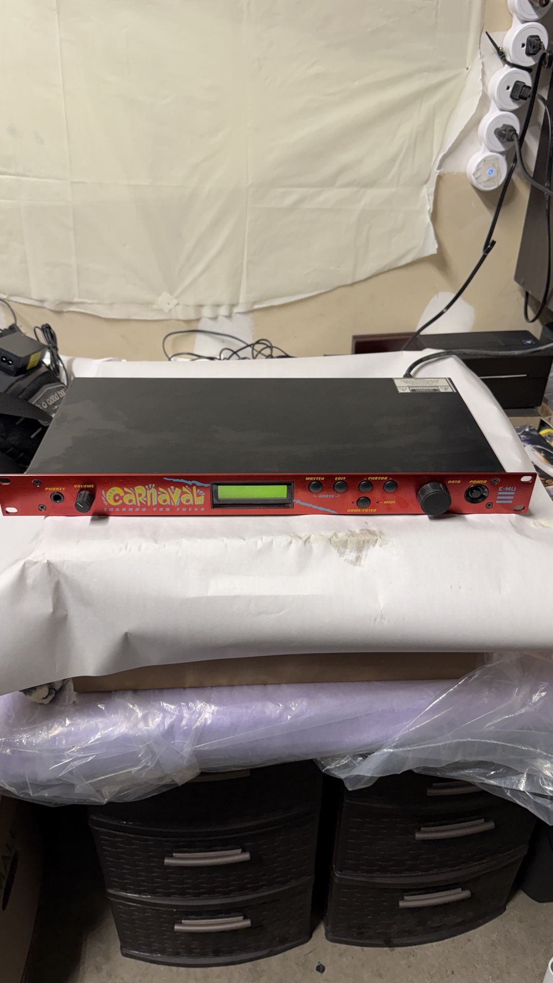 E-MU Carnaval 9092 Sound Module Latin Expansion – Tested Working USA