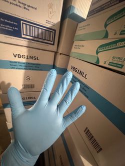 Blue Nitrile Gloves