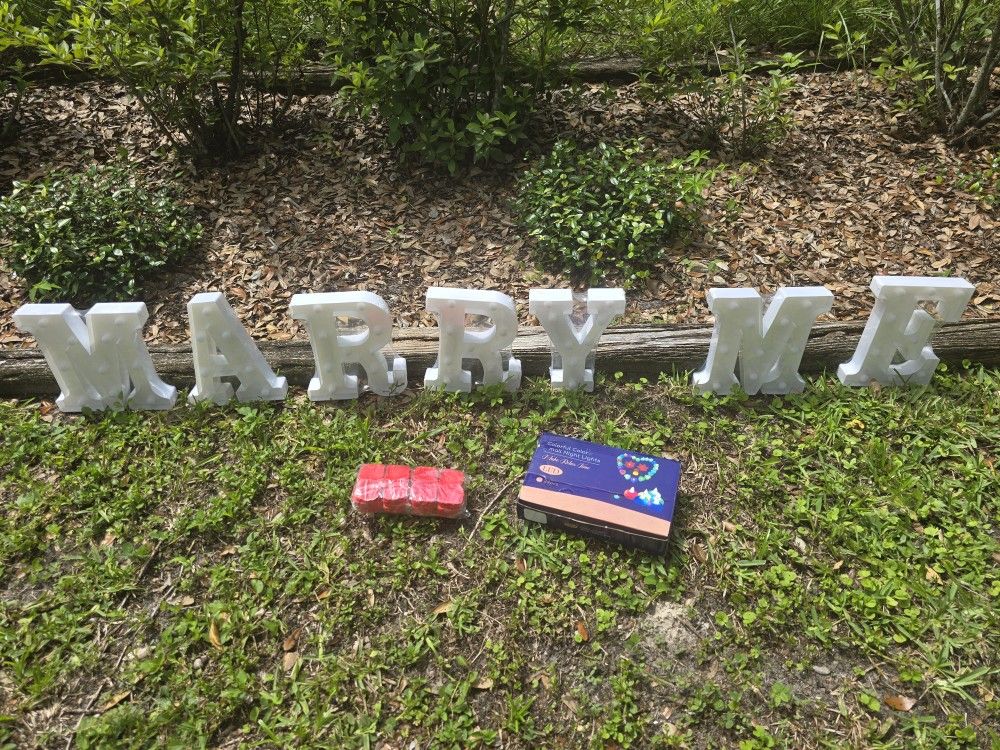 Marry Me Proposal Set Up
