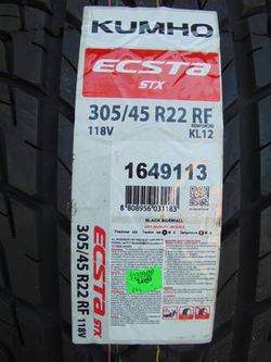 4 Brand New 305 45 22 Kumho Ecsta STX Tires 118V XL *Date 2024