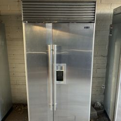 42 inch SUB ZERO SIDE BY SIDE STAINLESS STEEL W
