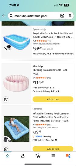 Minnidip Adult Inflatable Pool 