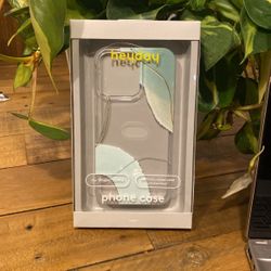 New Heyday iPhone 13 Pro Clear Mint Green Design Phone Case