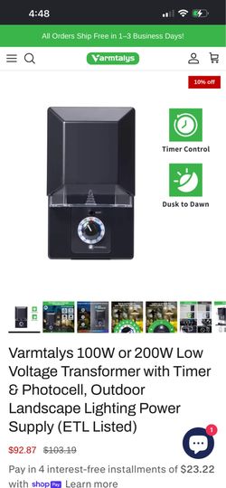 Varmtalys 100W Low Voltage Landscape Lighting Transformer
