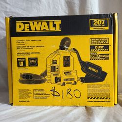 Dewalt 20vMAX Brushless Universal Dust Extractor.  Tool Only