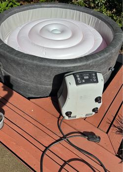 FREE Wave brand solid foam rigid hot tub. Non working heater unit.
