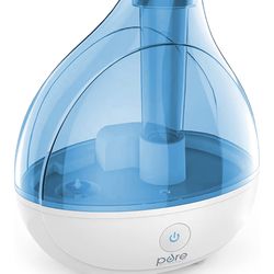 Pure Enrichment MistAire Ultrasonic Cool Mist Humidifier - Quiet Air Humidifier for Bedroom, Nursery, Office, & Indoor Plants - Lasts Up To 25 Hours