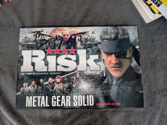 Metal Gear Sold Risk boardgame