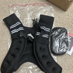 ZELUS 12lb Weight Vest with Reflective Stripe