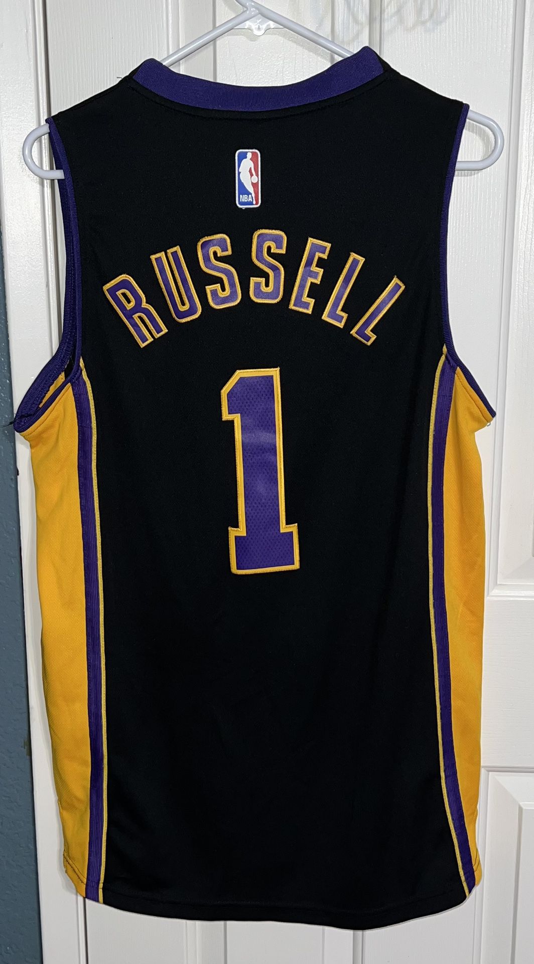 adidas D'Angelo Russell Los Angeles Lakers Revolution 30 Jersey