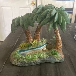 Fish Tank DecorPalm Tree With Bubbler 