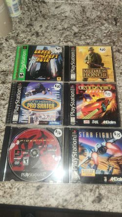 Plenty Ps1 and Ps2 Games