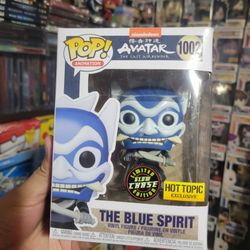 Funko Pop Blue Spirit Chase Glow Zuko Avatar last airbender hot topic GITD ATLA