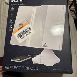 Vanity Mirror With Bluetooth Speaker