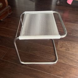 Beautiful Andre Dupre For Knoll Bauhaus Chrome Stool Mid Century Modern MCM 
